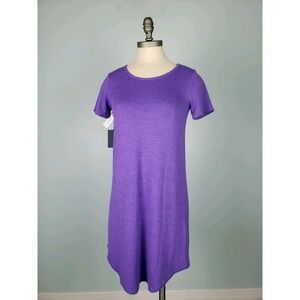 Wilfred Free Aritzia Women's XS Dress Esther Astral Violet Purple Stretchy NWT